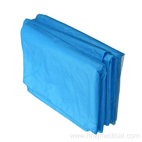 Bule Color Fabric Medical Waterproof Bedspread